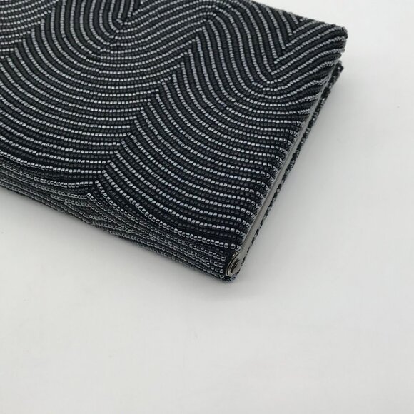 Sondra Roberts Black Beaded Box Clutch - Picture 7 of 10